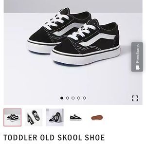 Old skool black and white baby Vans